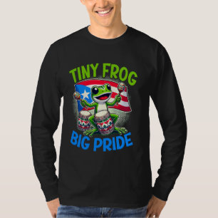 Coqui Frog Puerto Rico Pride Boricua Puerto Rican T-Shirt