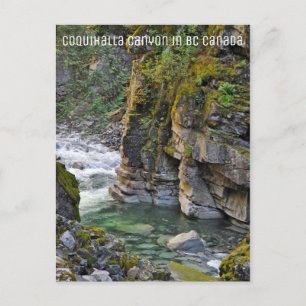 Coquihalla Canyon in BC Canada Postcard
