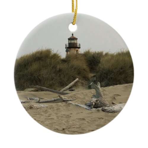 Coquille River Lighthouse, OR Ceramic Ornament