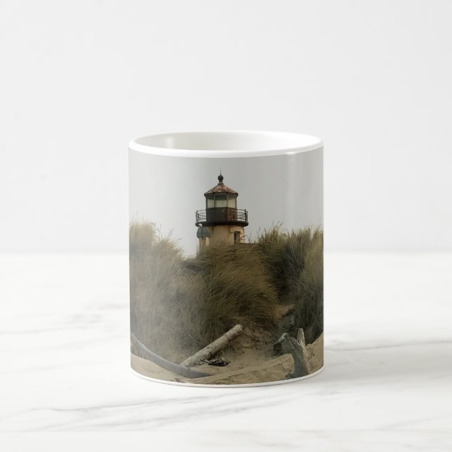 Coquille River Lighthouse, OR Coffee Mug (Center)