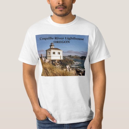 Coquille River Lighthouse Oregon T_Shirt