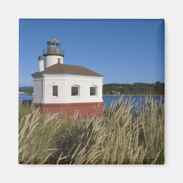 Coquille River lighthouse, Oregon, USA Magnet (Front)