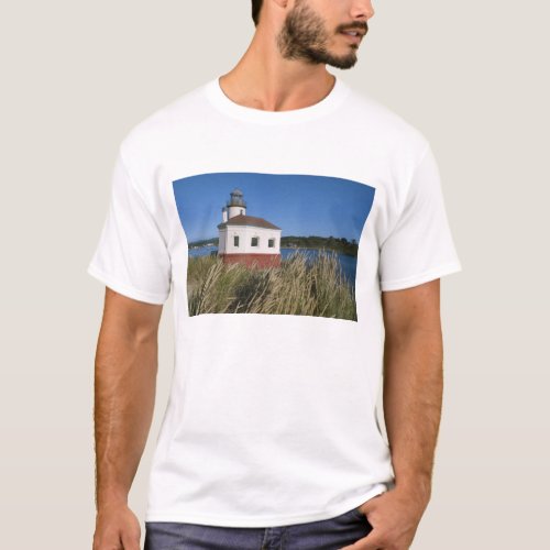 Coquille River lighthouse Oregon USA T_Shirt