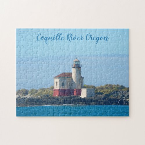Coquille River Oregon Lighthouse Jigsaw Puzzle