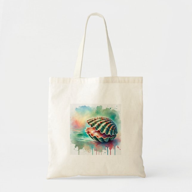 Coquina clam 050824AREF148 - Watercolor Tote Bag (Front)