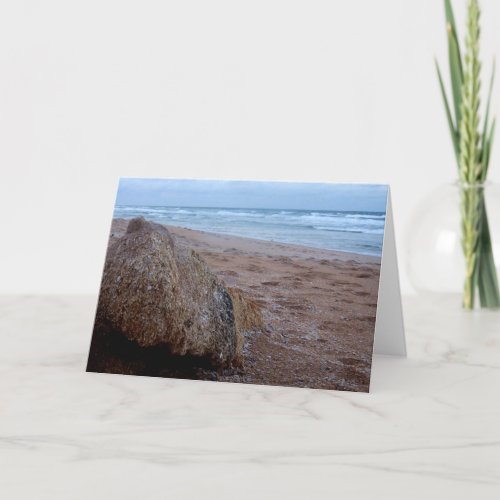 Coquina Rock on Flagler Beach Greeting Cards