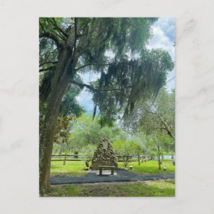 Coquina Stone Grave Marker Postcard