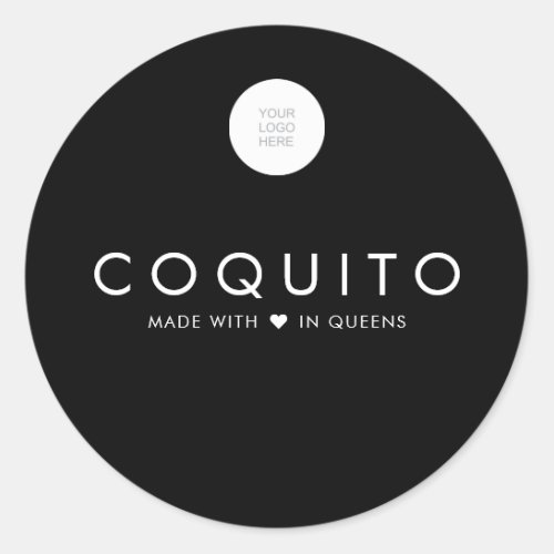 Coquito Business Classic Round Sticker