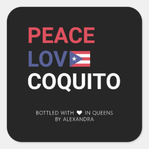 Coquito Christmas Drink Sticker