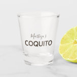 Coquito Coconut Classic Marketing Shot Glass at Zazzle