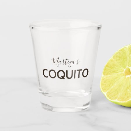 Coquito Coconut Classic Marketing Shot Glass