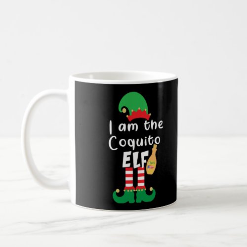 Coquito Elf Funny Puerto Rico Matching Christmas B Coffee Mug