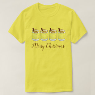Coquito Puerto Rican Eggnog Drink Merry Christmas T-Shirt