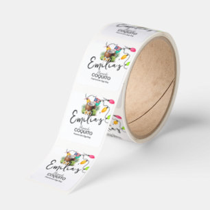 Coquito Recipe Egg Nog Drink Festive Business Square Sticker