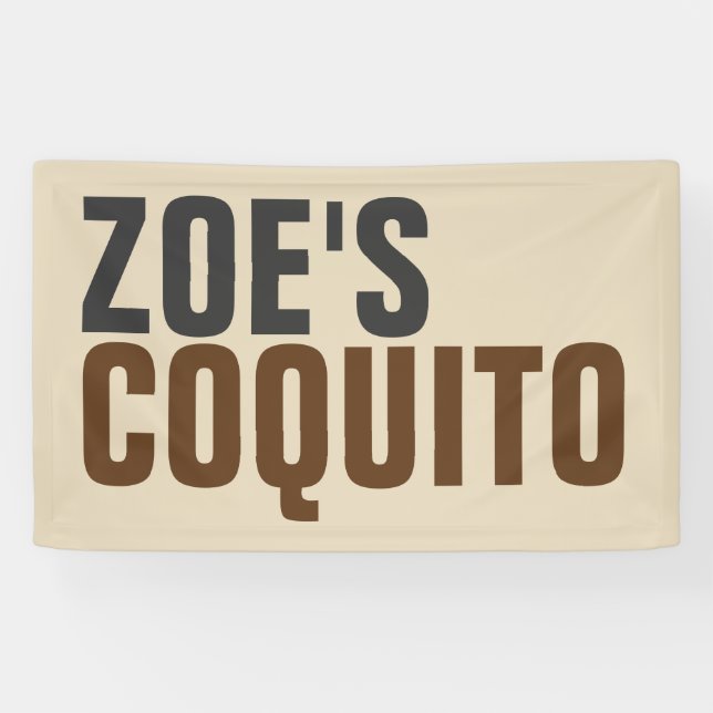 Coquito Rustic Modern Banner (Horizontal)