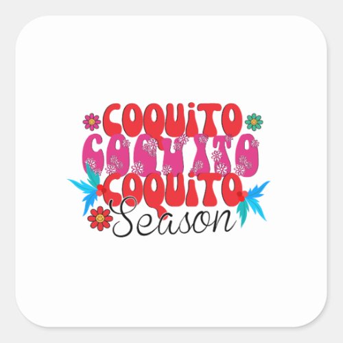 Coquito Season national coquito day Square Sticker