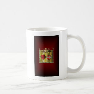 Cor Jesu Cor Mariae Ave ~ Heart of Jesus and Mary Coffee Mug