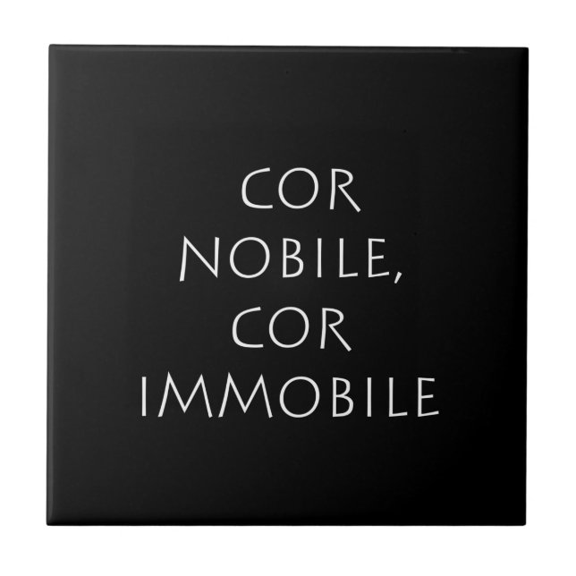 Cor nobile cor immobile ceramic tile (Front)