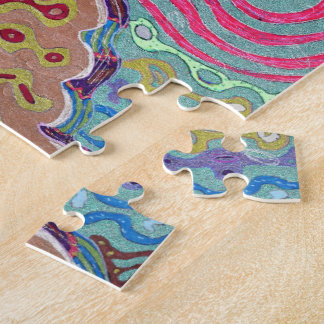"Coral" Abstract Art Jigsaw Puzzle