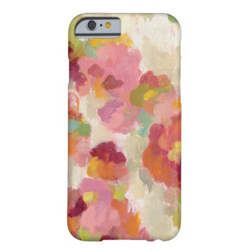 Coral and Emerald Garden Barely There iPhone 6 Case