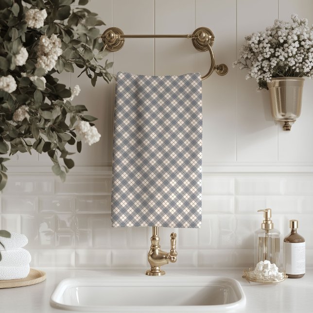 Coral and Grey Towels Stylish Plaid Bathroom Set (Coral and Grey Towels Stylish Plaid Bathroom Set)