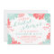 Coral and Mint Floral Surprise Bridal Shower