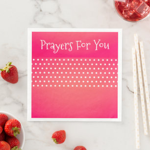 Coral and Pinks Paper Dinner Napkins