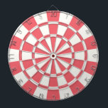 Coral And White Dart Board<br><div class="desc">Coral And White Dart Board</div>