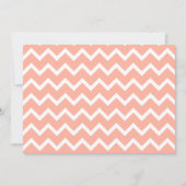 Coral and White Zig Zag Pattern. (Front)