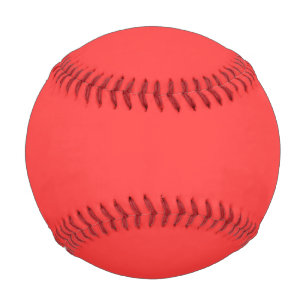 Coral Background Color Customize This Baseball