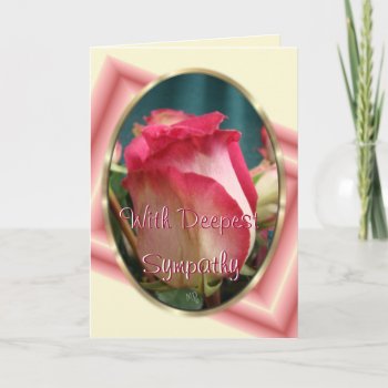 Coral Bicolor Rose -customize Any Occasion Card by MakaraPhotos at Zazzle