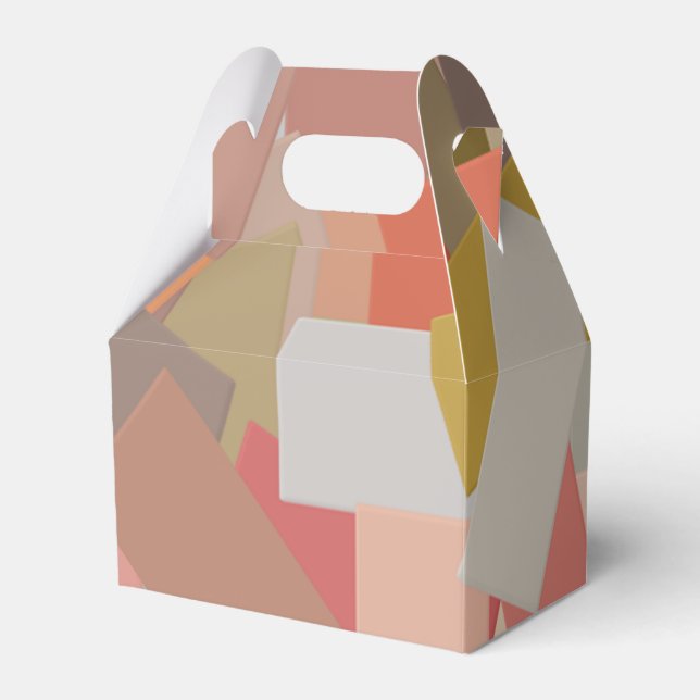 Coral Blocks favor box (Front Side)