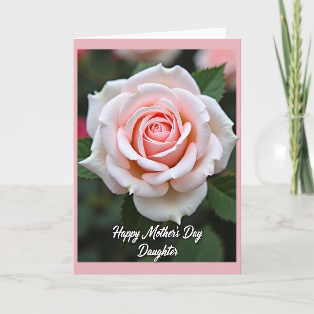 Coral Bloom Happy Mothers Day Card (Front)