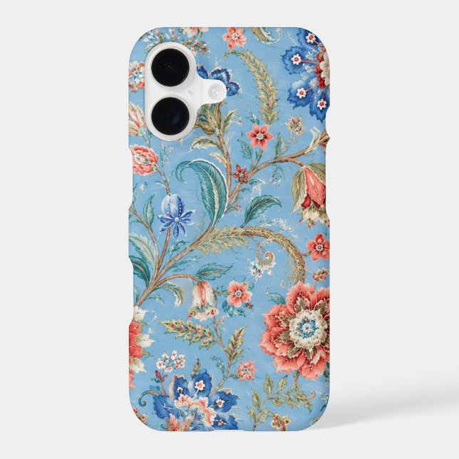 Coral Blue iPhone Case (Back)