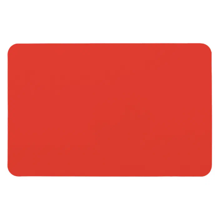 Coral Bright Red Orange Solid Color Background Magnet Zazzle Com