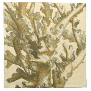 Coral by the Sea Cloth Napkin