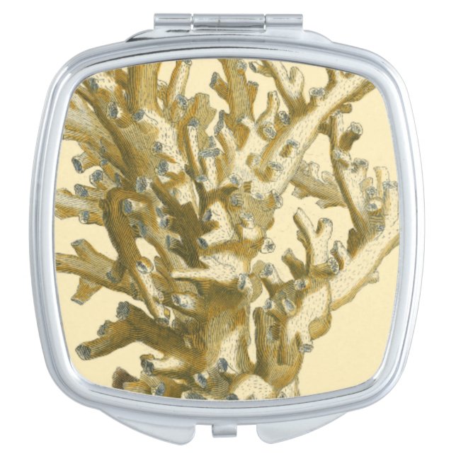 Coral by the Sea Compact Mirror (Front)