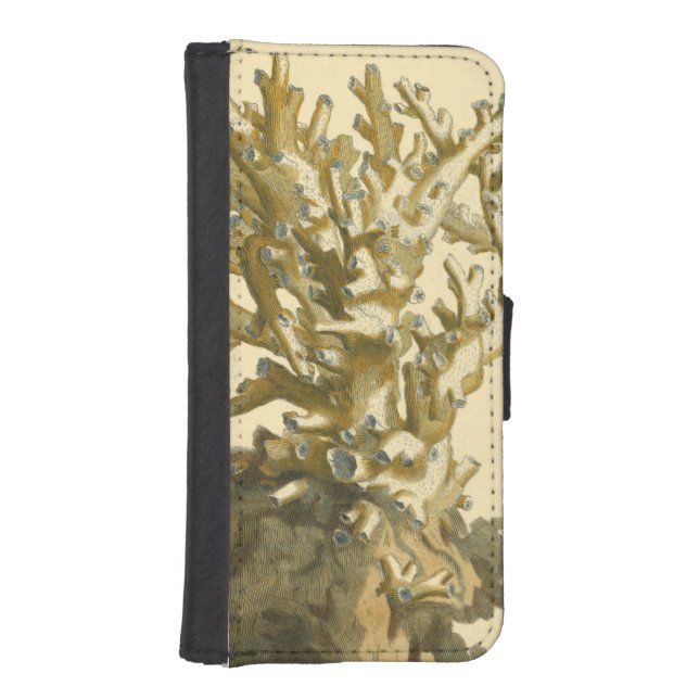 Coral by the Sea iPhone Wallet Case (Front)