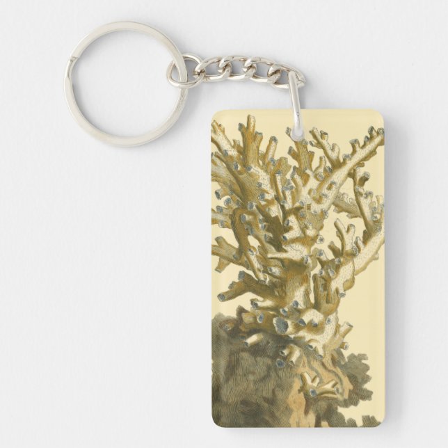 Coral by the Sea Keychain (Front)