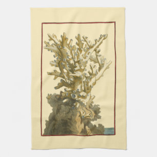 Coral by the Sea Kitchen Towel