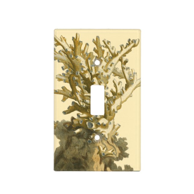 Coral by the Sea Light Switch Cover (Front)