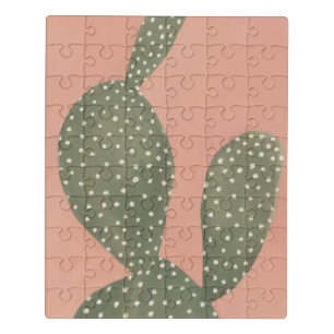 Coral Cacti Jigsaw Puzzle