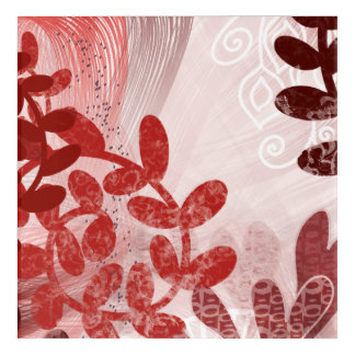Coral Canopy – Abstract Floral Motion Art Print