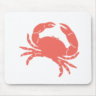 Coral Crab Mouse Pad