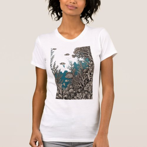 Coral Creations Dive into Ocean_Themed T_Shirts