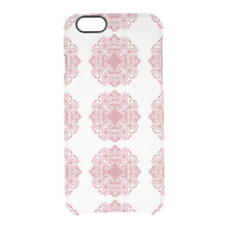 Coral Damask iPhone 6 Clear Case
