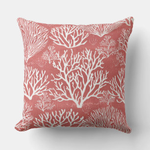 Coral Decorative Throw Pillow
