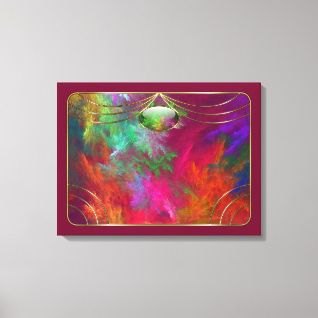 Coral Depths Canvas Print (Front)