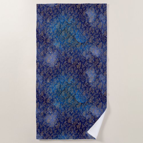 Coral Design Beach Towel