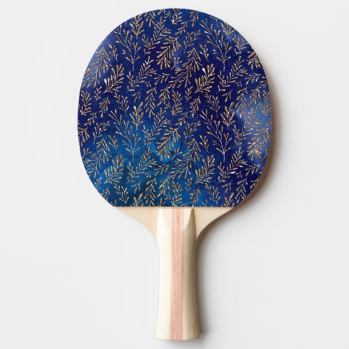 Coral Design Ping Pong Paddle